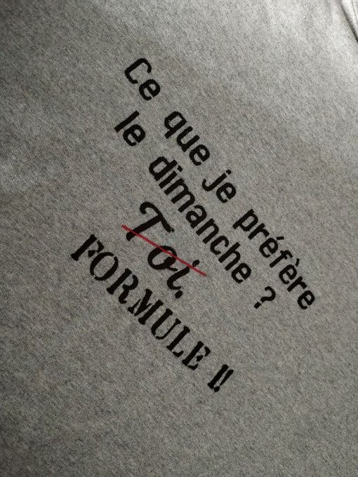 Les dimanche c'est Formule 1 / Moto GP - gilet