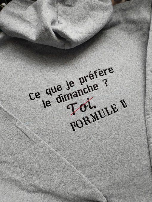 Les dimanche c'est Formule 1 / Moto GP - sweat