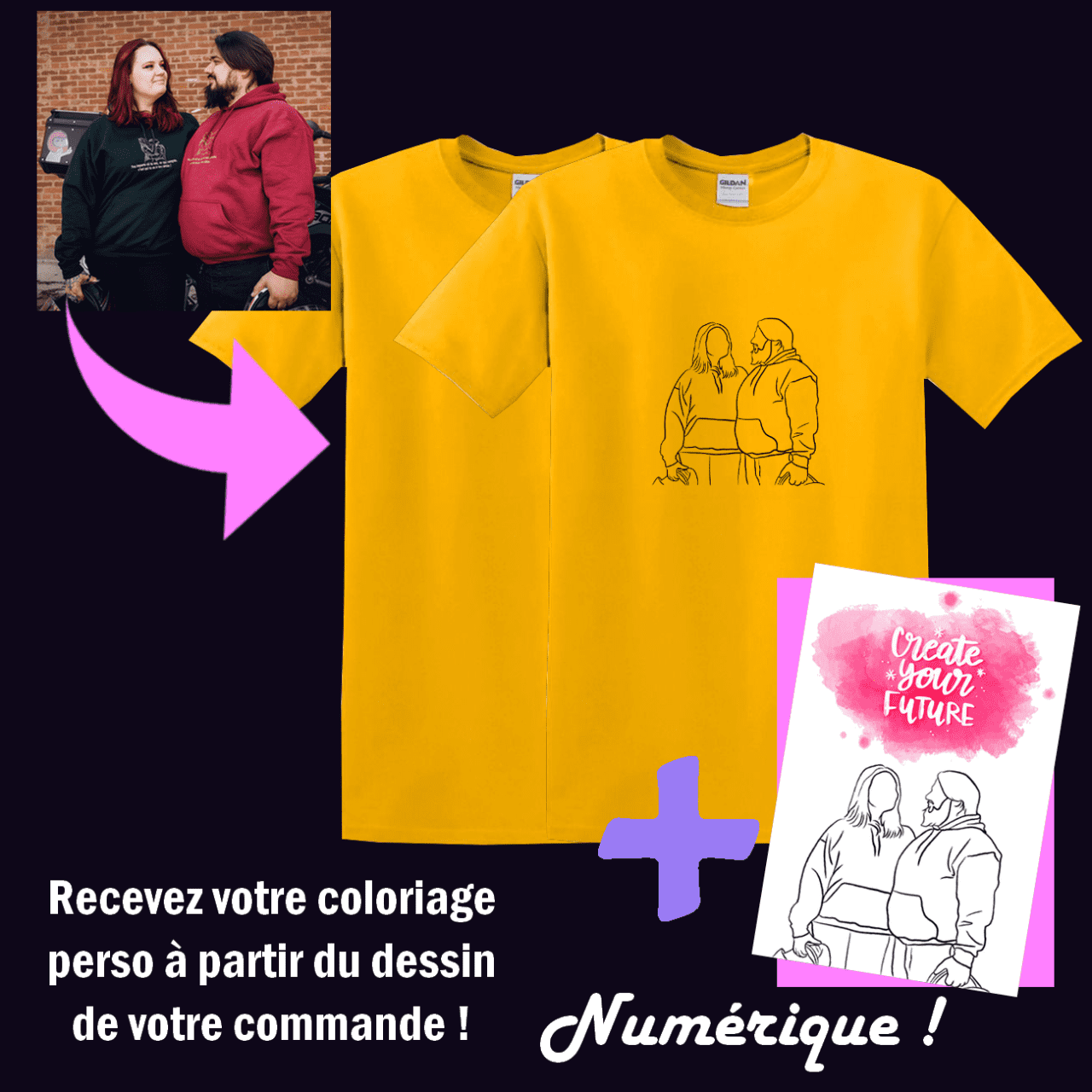 Photo "One Line" - Tee Shirt
