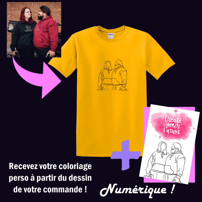 Photo sur Tee Shirt