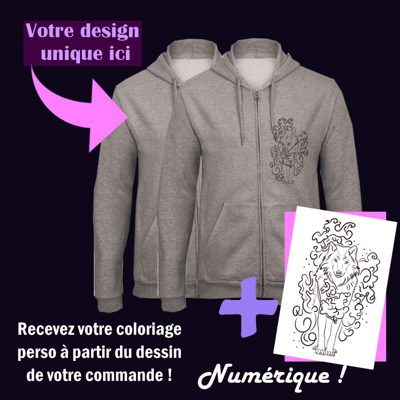 Création "One Line" - Gilet