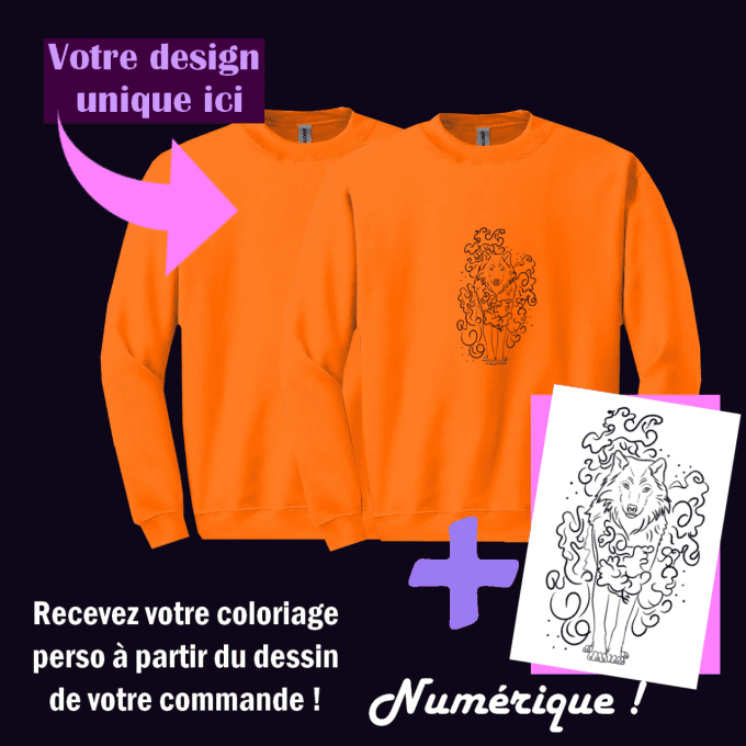 Création "One Line" - Sweat sans capuche
