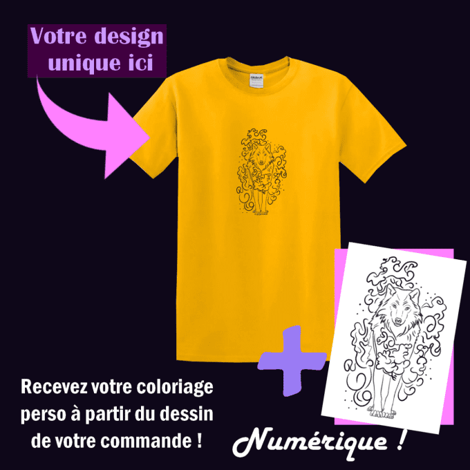 Création Unique sur Tee Shirt
